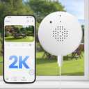 3MP 2K Window Camera, WiFi6 Indoor Camera for Home Security, with Full-Color Night Vision, AI Person/Vehicle/Motion Detection, 24/7 Recording, Easy & Quick Install, Replaces Outdoor Cameras
