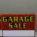 Garage Sale Signs with Stakes, Double Sided 5 Pack 17 x 13 Inch Yard Sale Signs, Waterproof Corrugated Plastic Sale Signs Kit with 10 Metal Stakes, Arrow Stickers and Marker for Outdoor Garage Sale, 5 Pcs