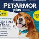 PetArmor Plus Flea and Tick Prevention for Dogs, Dog Flea and Tick Treatment, 6 Doses, Waterproof Topical, Fast Acting, Medium Dogs (23-44 lbs)