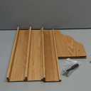 Tiered Spice Rack Organizer for Cabinet, Wooden Spice Rack for Countertop, Spice Shelf organizer Spice Organization for Cabinet (13.75in)