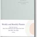 2026 Planner - Weekly and Monthly Planner, January 2026 - December 2026, Linen Hardcover, 2026 Calendar Planner Book with Tabs, Aesthetic, Perfect for Office Home School Supplies (Green, A5)