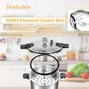 09985 Sealing Ring for Presto Pressure Cooker 16 18 23 Quart Canner Parts Replace 01745 01751 01755 01781 01782 01784 with Overpressure Plug (2/Pack)