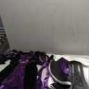 Spooktacular Creations Fairytale Witch Cute Witch Costume Deluxe Set with Broom for Girls (Small (5-7 yrs), Purple)