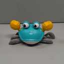 control future Crawling Crab Baby Toy - Infant Tummy Time Toys 3 4 5 6 7 8 9 10 11 12 Babies Boy 3-6 6-12 Learning Crawl 9-12 12-18 Walking Toddler 36 Months Old Music Development 1st Birthday Gifts (Green)