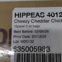 Hippeas Cheezy Cheddar Pops, 0.5 Ounce (Pack of 15), 2g Protein, Fiber, Vegan, Gluten-Free, Crunchy, Plant Protein Snacks, Best By: 03/08/26