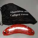 Caliper Covers for Compatible with for Tesla Model Y Accessories, 2020-2024 19 20 Inch Wheel Hub Front and Rear Brake Caliper Covers - Red Front and Rear Brake Not for Model 3 (Model Y 2020-2024)