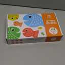 Coogam Wooden Magnetic Fishing Game, Fine Motor Skill Toy ABC Alphabet Color Sorting Puzzle, Montessori Letters Cognition Preschool Gift for Years Old Kid Early Learning with 2 Pole