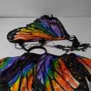 yamisan Butterfly Costumes for Girls, Kids Butterfly Wings with Skirt Dress Up for Halloween Party Costume Set (Pink)