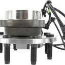 SKF Front Wheel Bearing and Hub Assembly Loaded Spindle Fully Integrated Mounting Sealed with ABS 4WD BR930203 Compatible with Dodge 2000-2002