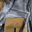 VECELO Dining Table Set for 4, 5-Piece Kitchen Table with 4 Chairs, MDF Board Tabletop with Metal Frame for Small Space, Compact Dinette, Breakfast Nook, Brown