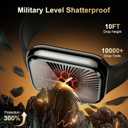 Apple Watch Series 9/8/7 41MM Screen Protector [Automatic Alignment Tool] Flexible HD Transparent Film, Anti-Scratch, Bubble-Free, Waterproof, Touch Sensitive [Non-Glass] 3PCS (46MM)