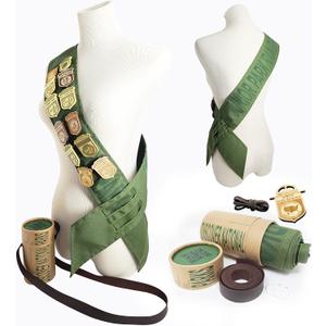 National Park Junior Ranger Scouts Badges Display Sash/Enamel Pin & Patch Organizer