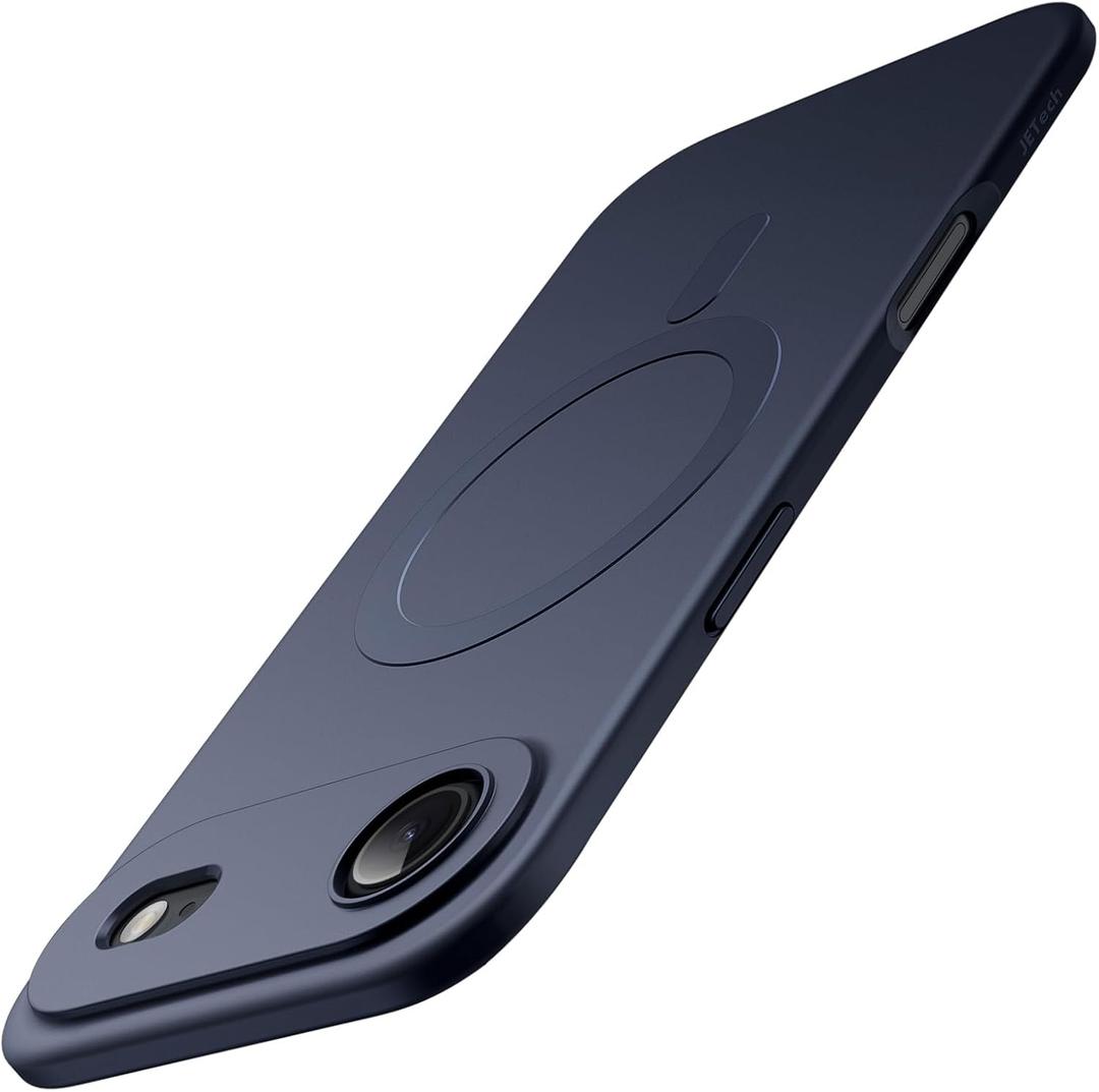 JETech Magnetic Case for iPhone Air Compatible with MagSafe, Camera Lens Full Protection, Soft TPU Protective Phone Cover with Matte Finish, Shockproof, 6.5-Inch Display (Deep Blue)