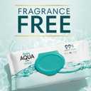 Pampers Aqua Pure Baby Wipes, 99% Water, Fragrance Free, 336 Baby Wipes Total (6X Flip-Top Packs) [Packaging May Vary]