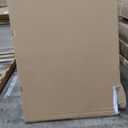 Creoate Framed Wall Art, Abstract Hand Painted Painting Textured Canvas Print Artwork Neutral Wall Art for Bedroom, Living Room Wall Decor, Ready to Hang, 32x48 Inch (Beige-Silver Framed)