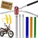SporGain Dirt Bike Tire Changing Kit No-Pinch Tire Tools Fits Motocross Enduro and Dirt Bikes Compatible with 16"-21" Wheels 10-25mm Axles