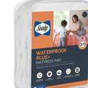 Sealy Full Waterproof Mattress Pad: Microfiber, Fits Up to 18" Depth, Machine Washable, Stain-Resistant