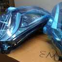 WFLNHB Headlight Assembly Compatible Replacement for Toyota Rav4 2016-2018 Projector Headlamp Black Housing Amber Reflector for Both Driver and Passenger Side