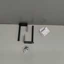 2 Pack Hat Racks for Baseball Caps, Stainless Steel Hat Organizer for Baseball Cap, Hat Holder Storage Organizer, Hat Hanger Strong Adhesive/Wall Drilled for Door, Bedroom, Closet(Black 6 in)