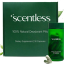 Scentless Internal Deodorant – Mint, Parsley & Chlorophyll Capsules for Body Odor – AluminumFree Body Deodorizing Supplement – Odor Control Natural Deodorant – Body Deodorizing Capsules – 30 Count