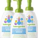Babyganics Foaming Dish Soap, Pump Bottle, Fragrance Free, 16oz, 3 Pack