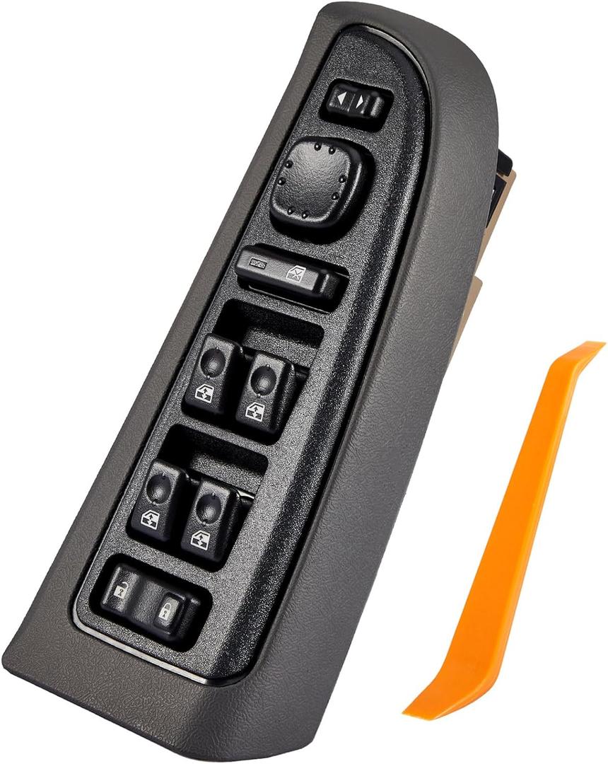 Master Power Window Switch Driver Side Door Lock 15883323 Compatible with Chevy GMC Cadi llac 2003-2007 for Sierra, Silverado, Escalade, Avalanche, Suburban, Tahoe DWS-220
