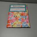 Waverly Shi Shi Impressionist Floral Indoor/Outdoor Print Fabric Tablecloth, Shabby Chic Multicolored Pastel Floral, Stain and Water Resistant Tablecloth, 52 Inch x 70 Inch Oblong/Rectangle