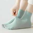 Wildarms Womens Cotton Dress Socks - Soft Thin Crew Socks for Business Trouser Casual Everyday Wear 6 Pairs (Black2+pink2+green2)