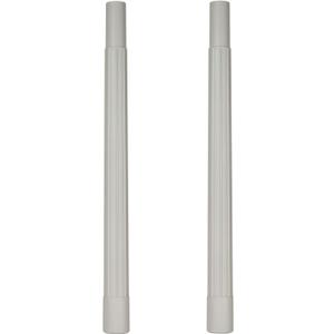 2 Pcs Vacuum Extension Wand Compatible with Oreck Canister,Eureka,Electrolux Central,Shark Vacuums,19 inch Vacuum Attachment Wand,Extension Tube for Cleaning High Areas Like Ceiling Corners and Fans