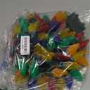 Brightever C3 Battery Operated Christmas Lights Outdoor, 20FT 50LED Battery Christmas Lights with Timer & 8 Lighting Modes, Waterproof Strawberry Light for Xmas Tree Wreath, Multicolored, 1-Pack