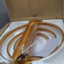 Dawn Whisper 42 Inch Retractable Ceiling Fans Modern Gold Chandelier Ceiling Fans with Lights for Bedroom Living Room Quite DC Motor 6 Speeds 3 Color Dimmable LED Light