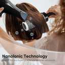 Round Brush for Blow Drying Set, Ceramic Round Brush for Professional Blowout, Styling, Curling,Reduces Frizz, Enhances Shine,Blowout Volume & Shine, Sectioning Pick, Includes 4 Clips