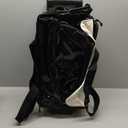 2 Ball Bowling Bag with Wheels + 1 Ball Color Matching Add On Tote,Rolling 3 Ball Bowling Bag with Shoe Compartment (White)