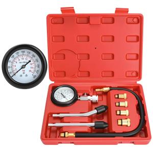 BETOOLL HW0130 8pcs Petrol Engine Cylinder Compression Tester Kit Automotive Tool Gauge