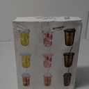 12oz Disposable Stemless Glasses,PET Disposable Drinking Cups,Cold Party Clear Plastic Glasses for Parties Birthday,Wedding,Meeting,Christmas Party Supplies. (100)