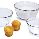 Anchor Hocking Mixing Bowl Set 3 Piece 1-Quart, 1-1/2 Quart And 2-1/2-Quart Bowls