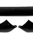 CTH for Honda CR-V 2023-2026 Front Engine Lid Grille Molding Decorative Cover Trim Car Accessories 3pcs (Glossy Black)