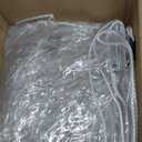 WHFTD Clear Tarpaulin Sheet Garden Tarp Film with Eyelets and Lanyard, 3 X 4M Heavy Duty/Anti Freezing/Antii-UV/Windproof Plant Insulation Canopy Cover for Greenhouse,1.5 * 1.5m