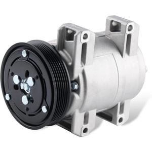 A/C Compressor Fit for Nissan Rogue 2008-2016, Rogue Select 2014-2015 L4 2.5L CO 11200C Automotive Replacement AC Compressor with Clutch 92610JM01C, 92600-JM01B