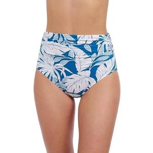 Profile by Gottex Malaya Women’s Tropical Print Shirred High Waist Bikini Bathing Bottom with Front and Back Tummy Control 10