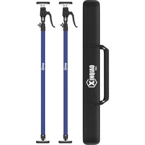 XINQIAO Cabinet Jacks for Installing Cabinets, Heavy Duty Third Hand Tools Adjustable Support Pole from 49.2 in to 114.2 in, 2 PCS (Blue)