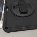 ZtotopCases for iPad (A16) 11th/10th Generation 11''/10.9'' 2025/2022, Heavy Duty Case with Screen Protector & 360-Rotating Hand Strap, Full-Body Drop Protection Cover, Black