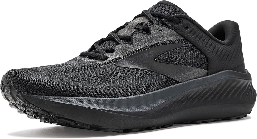 Brooks Mens Anthem 8 Neutral Running Shoe (9.5, Black/Black/Ebony)