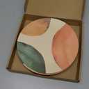 Nook Theory 4 Pack Reusable Bamboo Plates  NonToxic Toddler and Kids Plate, Dishwasher Safe, Not Microwavable Dinnerware (Arizona 10")