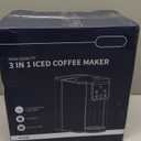 SHARDOR Single Serve Coffee Maker 2.0, Hot and Iced Coffee Machine for K Cup Pods & Ground Coffee, 6 to 14 oz Brew Sizes, 50 oz Removable Water Tank, Bold Brew Setting, Stainless Steel, Black