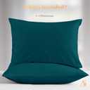 100% Egyptian Cotton King Pillow Cases Set of 2 - Luxury 800 Series Elite Collection Long Staple Cotton Pillow Cases (Teal), Silky Soft Hotel Quality Pillowcovers for Comfy Sleeping