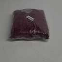 2x3 Rug - Non-Slip for Living Room - Height Pile 1.4" Plush Rug - Fluffy Throw Rugs Carpet for Bedroom - Burgundy
