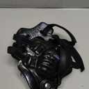 Wrestling Headgear, Head Gear for Men and Youth with Chin Cup, Dual-Layer Ear Guard for MMA, BJJ (for Users Age 10+) (Black Headgear & Black Strap)