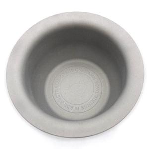 Vikings Blade Luxury Shaving Soap Bowl, Sandblasted Steel for Fast, Thick Lather, Unbreakable, Tactile Texture, Great for Most Pucks & Soaps (GRAND Chairman, 3.55 Diameter)