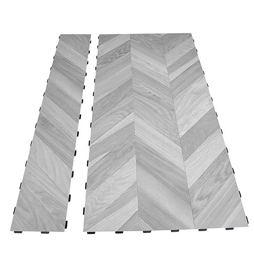 Art3d Interlocking Luxury Vinyl Flooring Tile, Wood Floor Plank for Kitchen Bathroom - Anti-Slip, Wear-Resistant, Reusable - 36 x 6 Inch, 18-Pack Cover 27 Sq. Ft